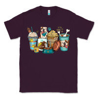 Plum english bulldog coffee cups Classic Tee - Zillion Design Studio