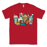 Red english bulldog coffee cups Classic Tee - Zillion Design Studio