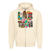 Sandshell lab tech Zipper Hoodie - Zillion Design Studio