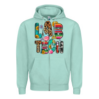 Seafoam lab tech Zipper Hoodie - Zillion Design Studio