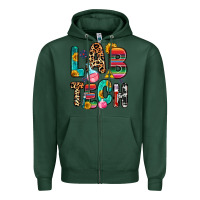 Sports Green lab tech Zipper Hoodie - Zillion Design Studio