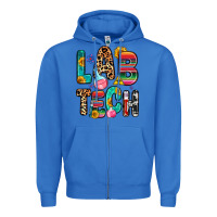 True Royal lab tech Zipper Hoodie - Zillion Design Studio