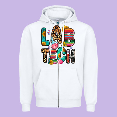 Zipper Hoodie lab tech