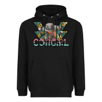Black cowgirl2 2 Heavyweight Hoodie - SublimationCraftShop