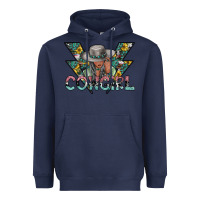 Navy cowgirl2 2 Heavyweight Hoodie - SublimationCraftShop