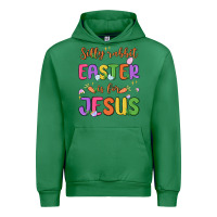 Emerald silly rabbit easter is for jesus Urban Hoodie - MaliasSmallBusiness