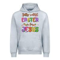 Heather Grey silly rabbit easter is for jesus Urban Hoodie - MaliasSmallBusiness