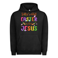 Pigment Black silly rabbit easter is for jesus Urban Hoodie - MaliasSmallBusiness