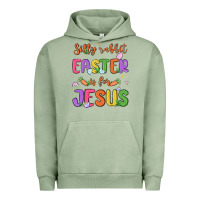 Pigment Oil Green silly rabbit easter is for jesus Urban Hoodie - MaliasSmallBusiness
