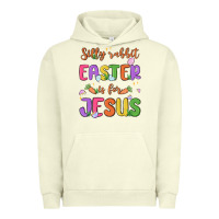 Pigment Pistachio silly rabbit easter is for jesus Urban Hoodie - MaliasSmallBusiness