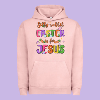 Silly Rabbit Easter Is For Jesus Urban Hoodie Designed By Maliassmallbusiness
