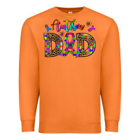 Carrot rainbow colors autism dad Premium Sweatshirt - AdoDesignShop
