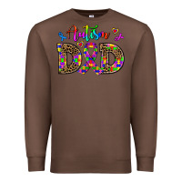 Chestnut rainbow colors autism dad Premium Sweatshirt - AdoDesignShop