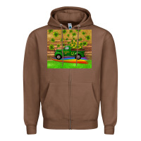 Chestnut st patricks day truck shamrock with rainbow tumbler Zipper Hoodie - RanaPortraitStore