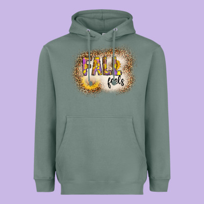 Fall Feels Heavyweight Hoodie Designed By Cowhidedigitalart
