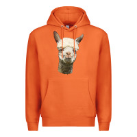 Carrot Alpaca Head Premium Hoodie - LillyAllenDesigns