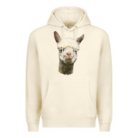 Sandshell Alpaca Head Premium Hoodie - LillyAllenDesigns