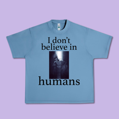 I Don't Believe İn Humans Urban Heavy Tee Designed By Bettercallsaul
