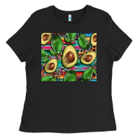 Black avacado Ladies Tee - BarkalooDesign