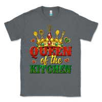 Charcoal Heather queen of the kitchen Classic Tee - texasbilliewilder