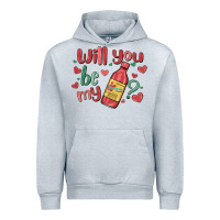 Heather Grey will you be my Urban Hoodie - MaliasSmallBusiness