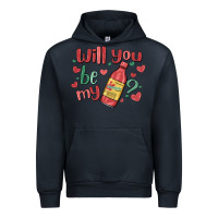 Navy will you be my Urban Hoodie - MaliasSmallBusiness