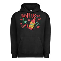 Pigment Black will you be my Urban Hoodie - MaliasSmallBusiness