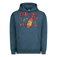 Pigment Midnight Navy will you be my Urban Hoodie - MaliasSmallBusiness