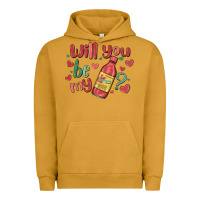 Pigment Peanut Butter will you be my Urban Hoodie - MaliasSmallBusiness