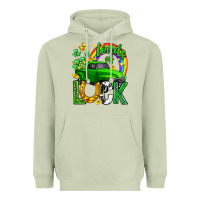 Matcha Loads of luck truck st. patricks day Heavyweight Hoodie - Neo Western
