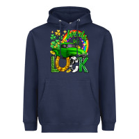 Navy Loads of luck truck st. patricks day Heavyweight Hoodie - Neo Western
