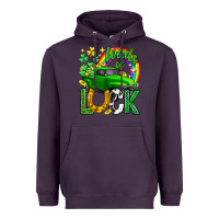 Plum Loads of luck truck st. patricks day Heavyweight Hoodie - Neo Western