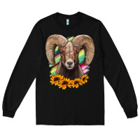 Black bighorn sheep Long Sleeve Tee - RanaPortraitStore