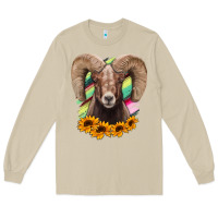 Mushroom bighorn sheep Long Sleeve Tee - RanaPortraitStore