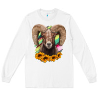 White bighorn sheep Long Sleeve Tee - RanaPortraitStore