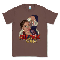 Chestnut self made babe afro black woman Classic Tee - texasbilliewilder