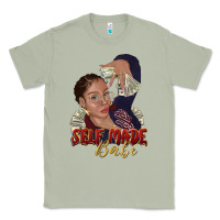 Matcha self made babe afro black woman Classic Tee - texasbilliewilder