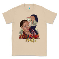 Mushroom self made babe afro black woman Classic Tee - texasbilliewilder