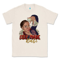 Natural self made babe afro black woman Classic Tee - texasbilliewilder