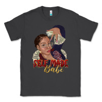 Smoke self made babe afro black woman Classic Tee - texasbilliewilder