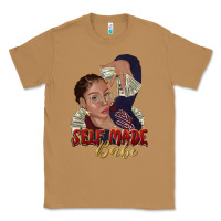 Toasted Coconut self made babe afro black woman Classic Tee - texasbilliewilder