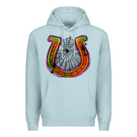 Blue Mist halloween  horseshoe Premium Hoodie - Jasminsmagicworld