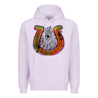 Lilac halloween  horseshoe Premium Hoodie - Jasminsmagicworld