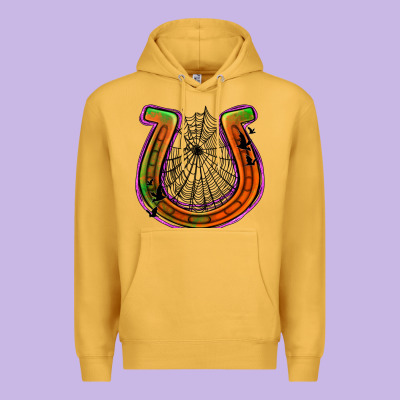 Halloween  Horseshoe Premium Hoodie Designed By Jasminsmagicworld