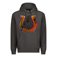 Smoke halloween  horseshoe Premium Hoodie - Jasminsmagicworld