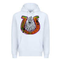 White halloween  horseshoe Premium Hoodie - Jasminsmagicworld