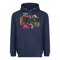 Navy cowgirl2 Heavyweight Hoodie - SublimationCraftShop