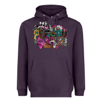 Plum cowgirl2 Heavyweight Hoodie - SublimationCraftShop