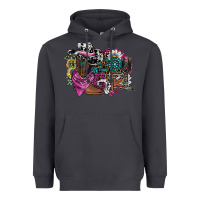 Smoke cowgirl2 Heavyweight Hoodie - SublimationCraftShop
