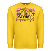 Lemon sometimes i just have to let god fix it Premium Sweatshirt - JahusDesignShop